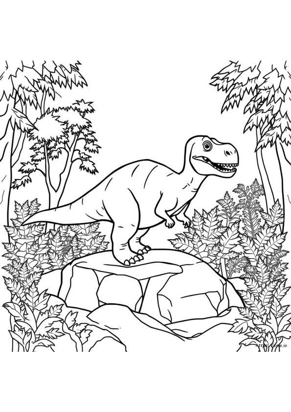 Dinosaurukset Värityskuvat Tulostettavaksi Ilmaiseksi