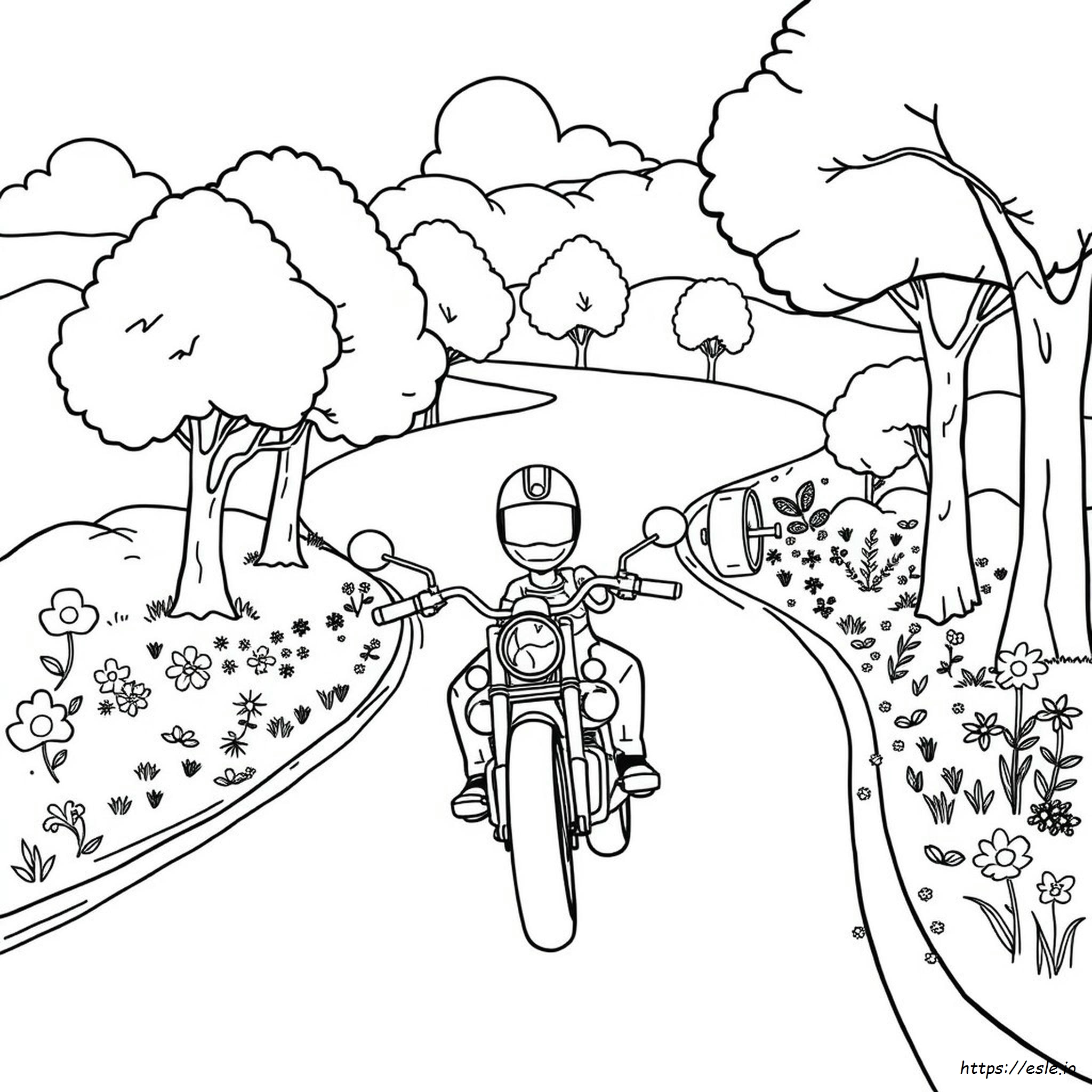 Free Printable Coloring Pages Of Motorcycles