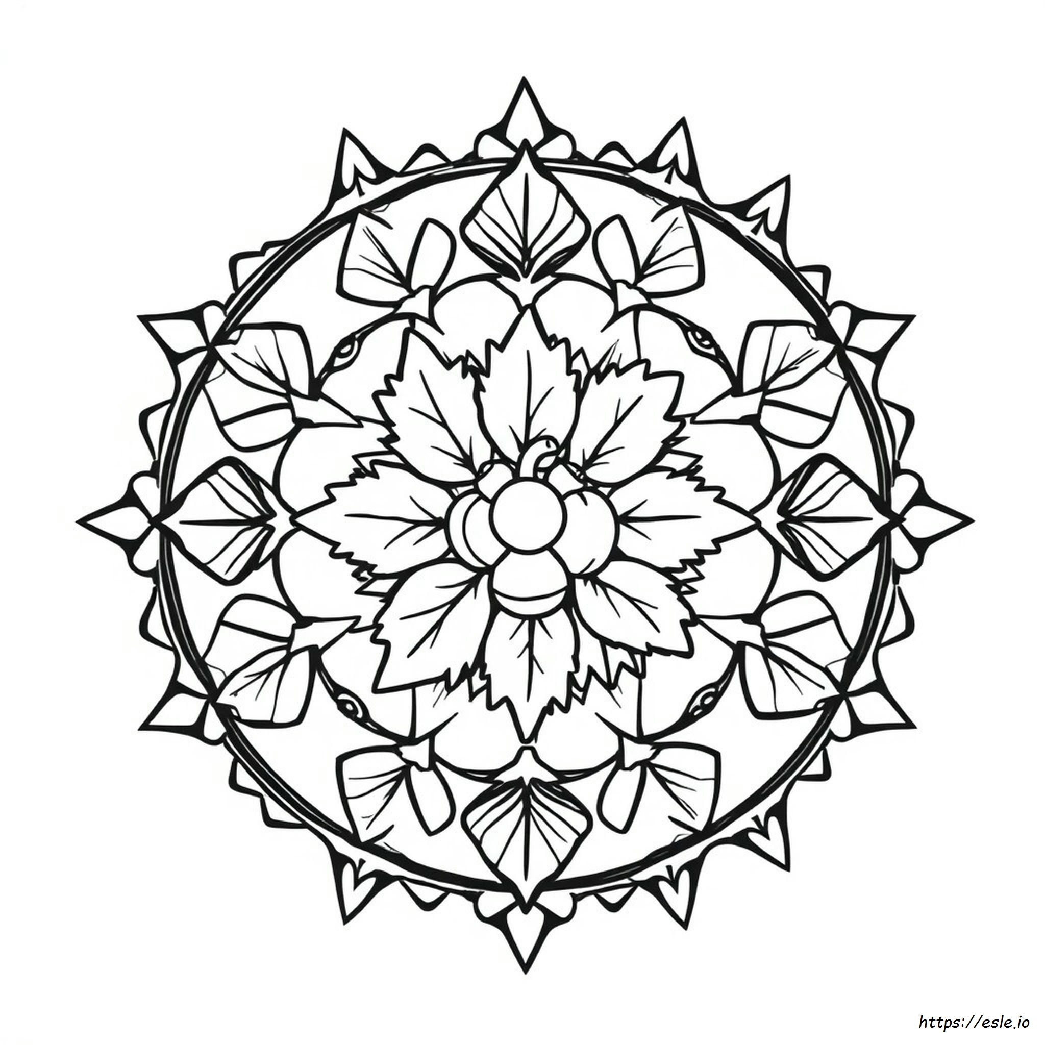 Mandalas De Otoño Para Colorear En Pdf Imprimible Gratis