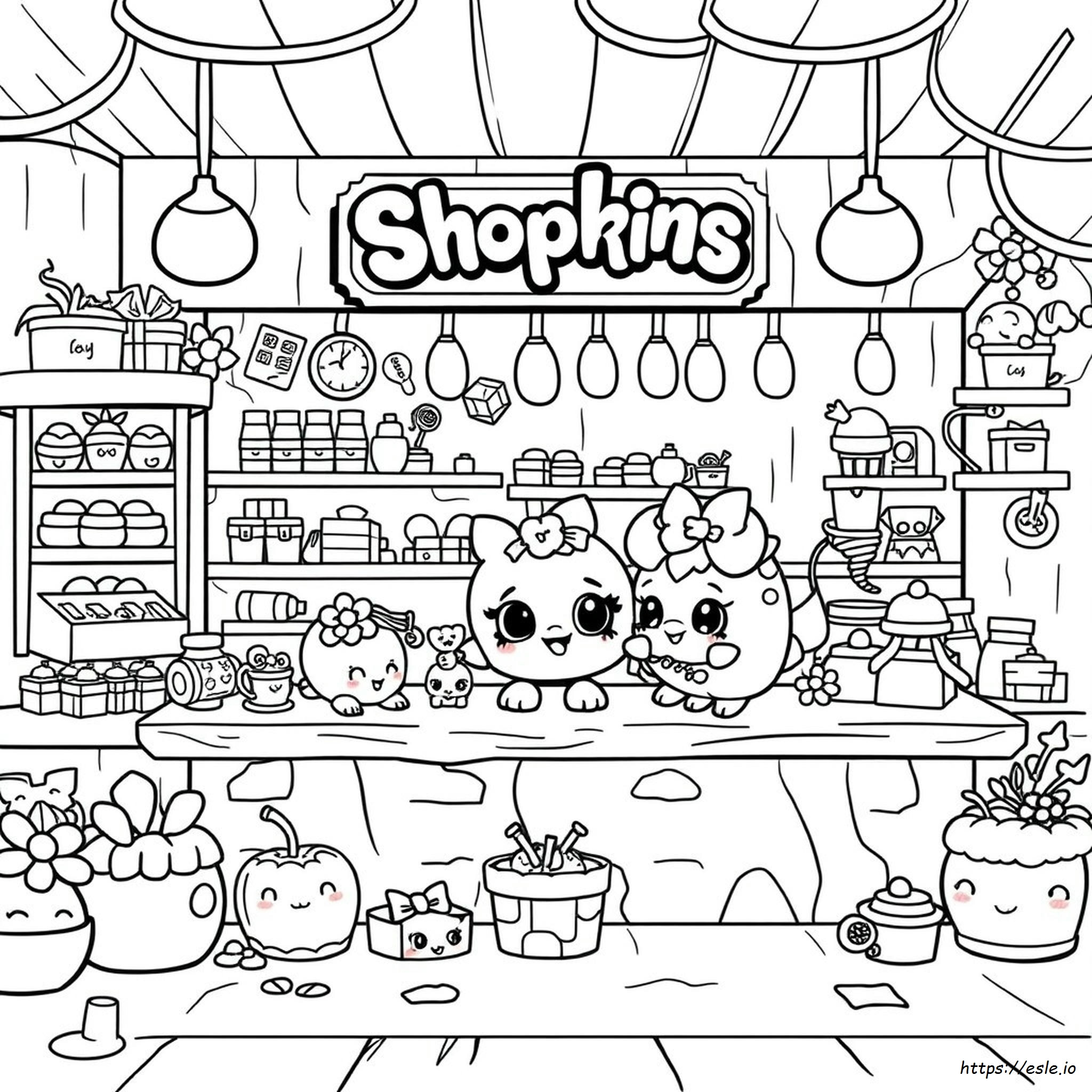 Wild Style Shopkins Coloring Pages