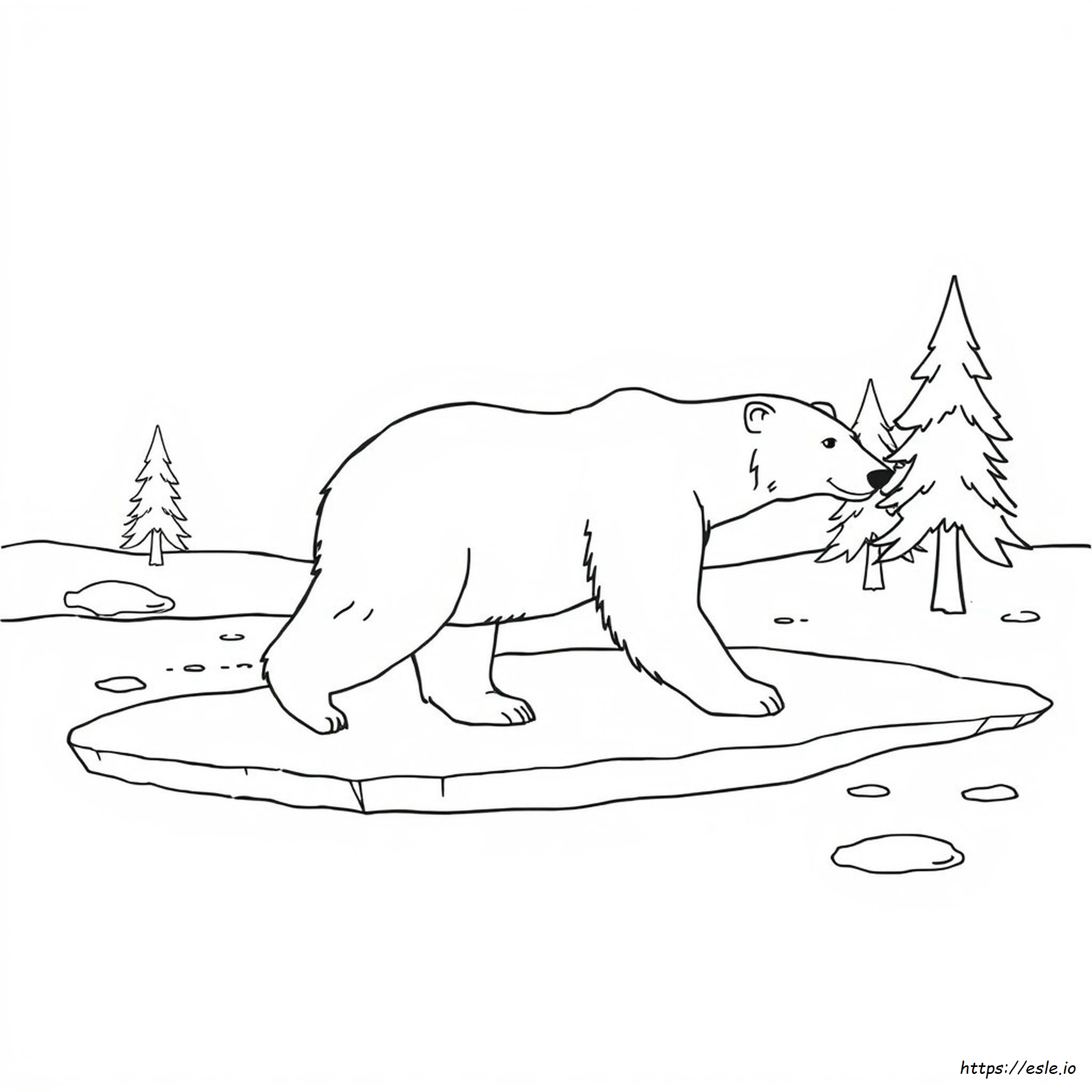 Free Printable Polar Bear Coloring Pages