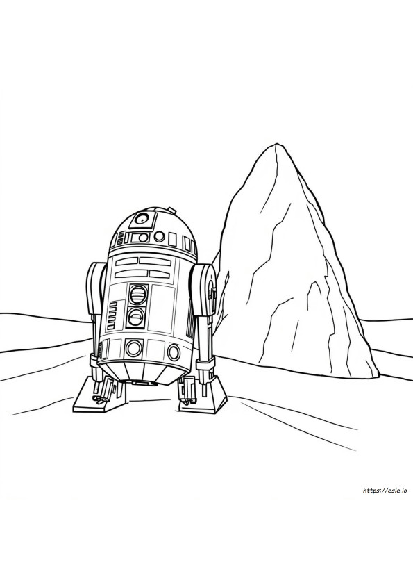 R2d2 Coloring Pages Printable