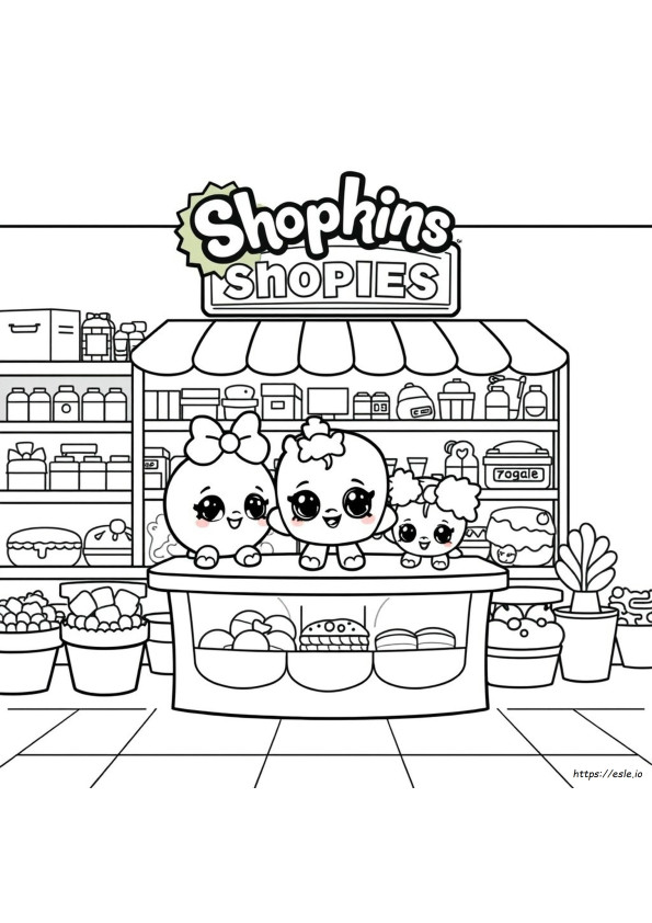 Shopkins Boyama Kitabı