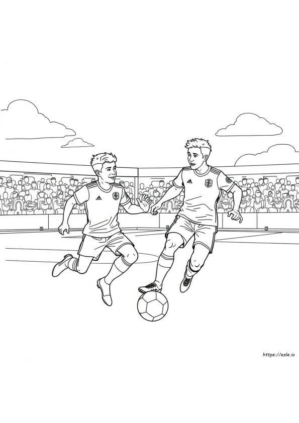 Disegni Da Colorare Di Kevin De Bruyne E Haaland
