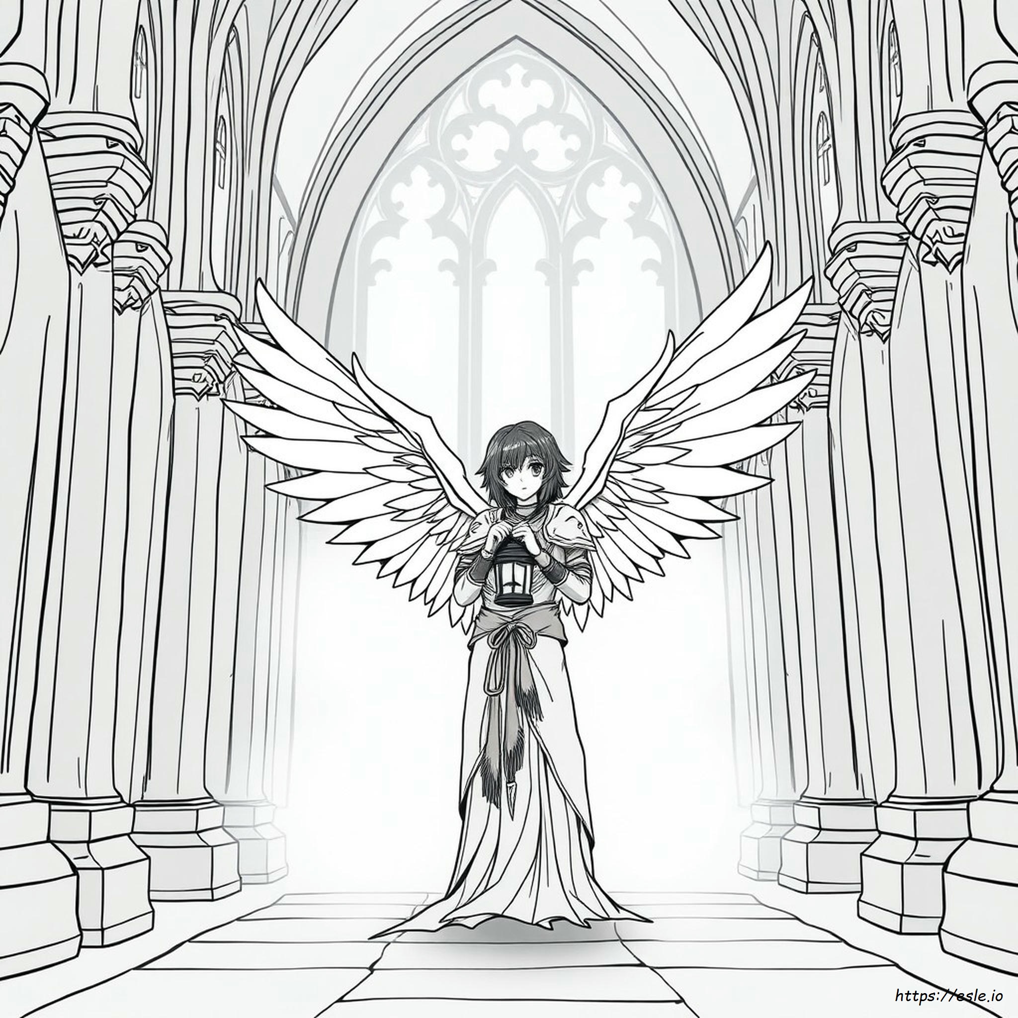 Dark Angel Anime Coloring Pages For Adults