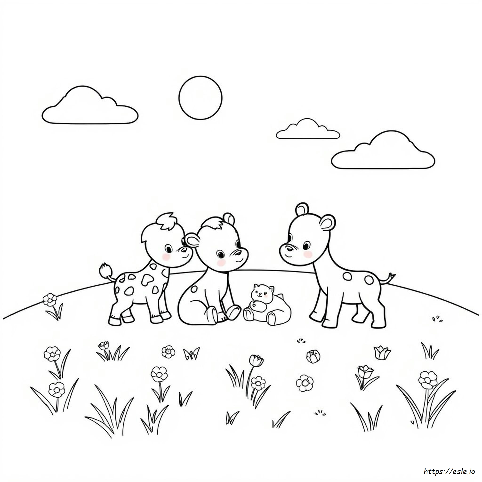 Coloring Pages Of Baby Animals