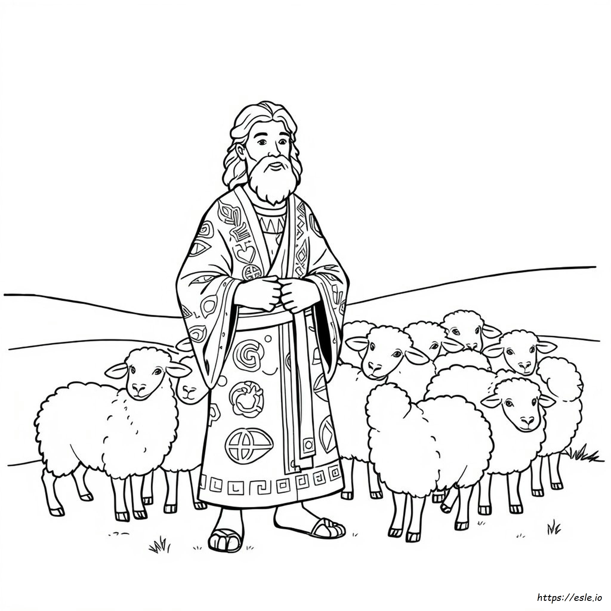 Free Coloring Pages Joseph Coat Many Colors