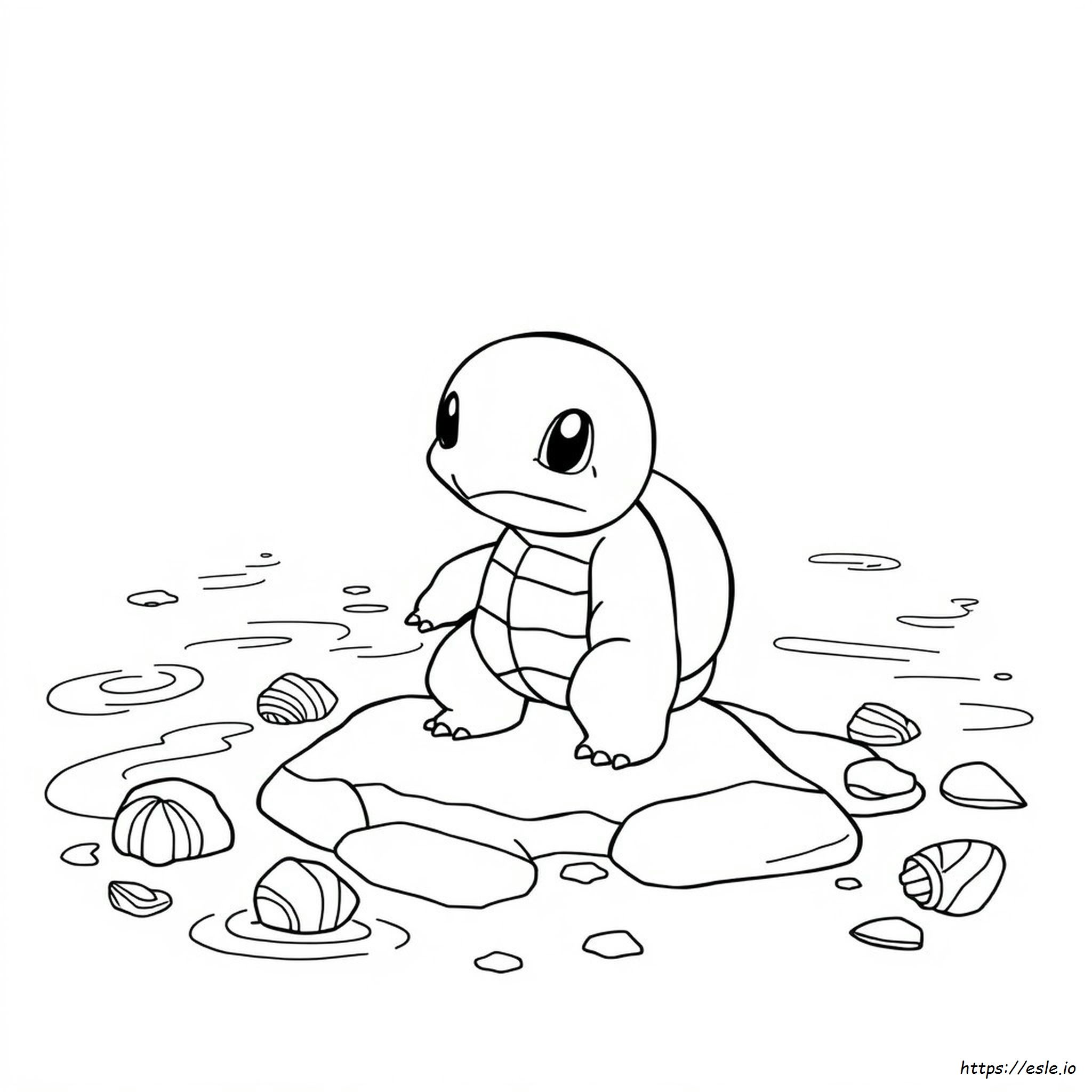 Squirtle Pokemon Colouring