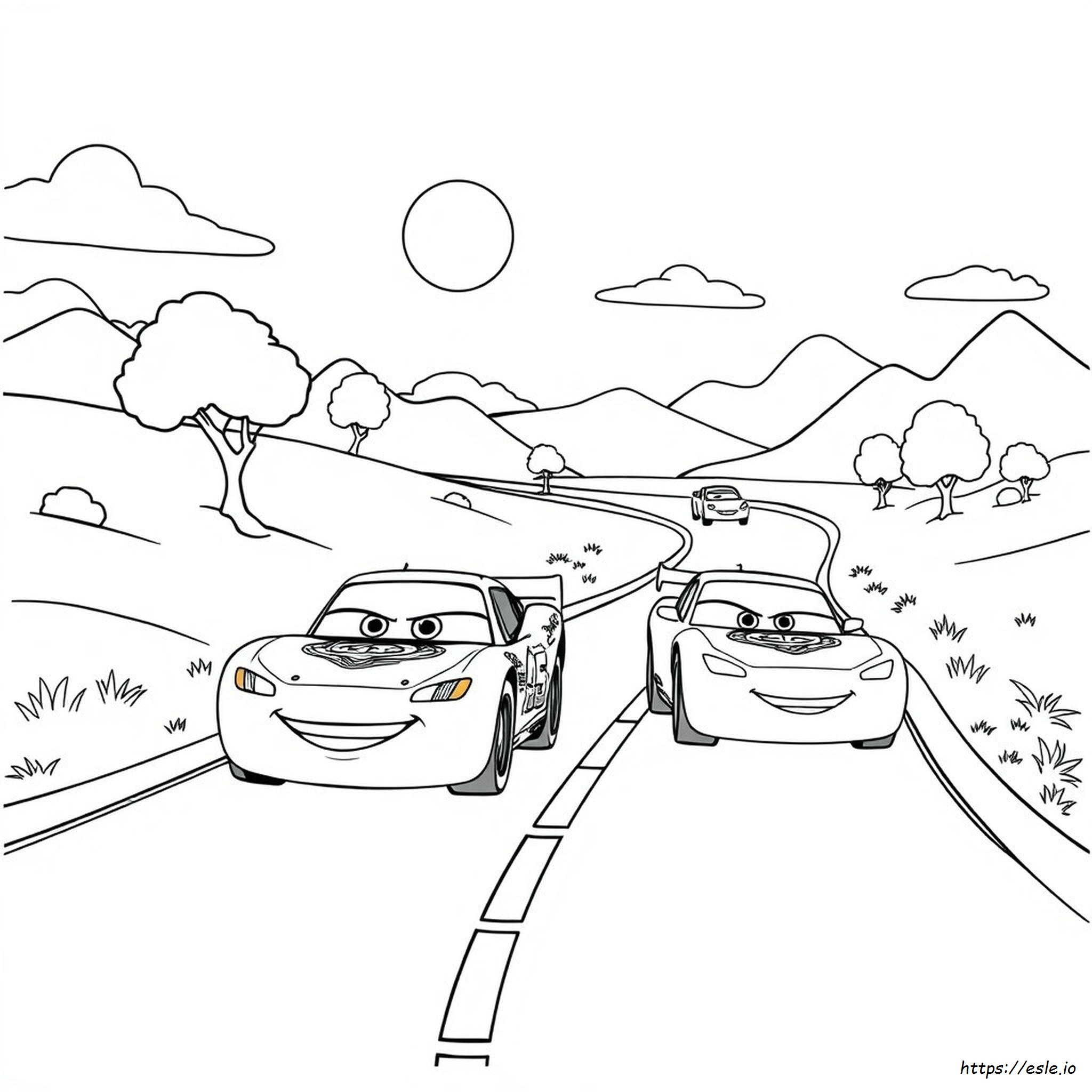 Pixar Cars Coloring Pages Printable