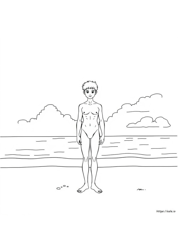 Naked Coloring Pages