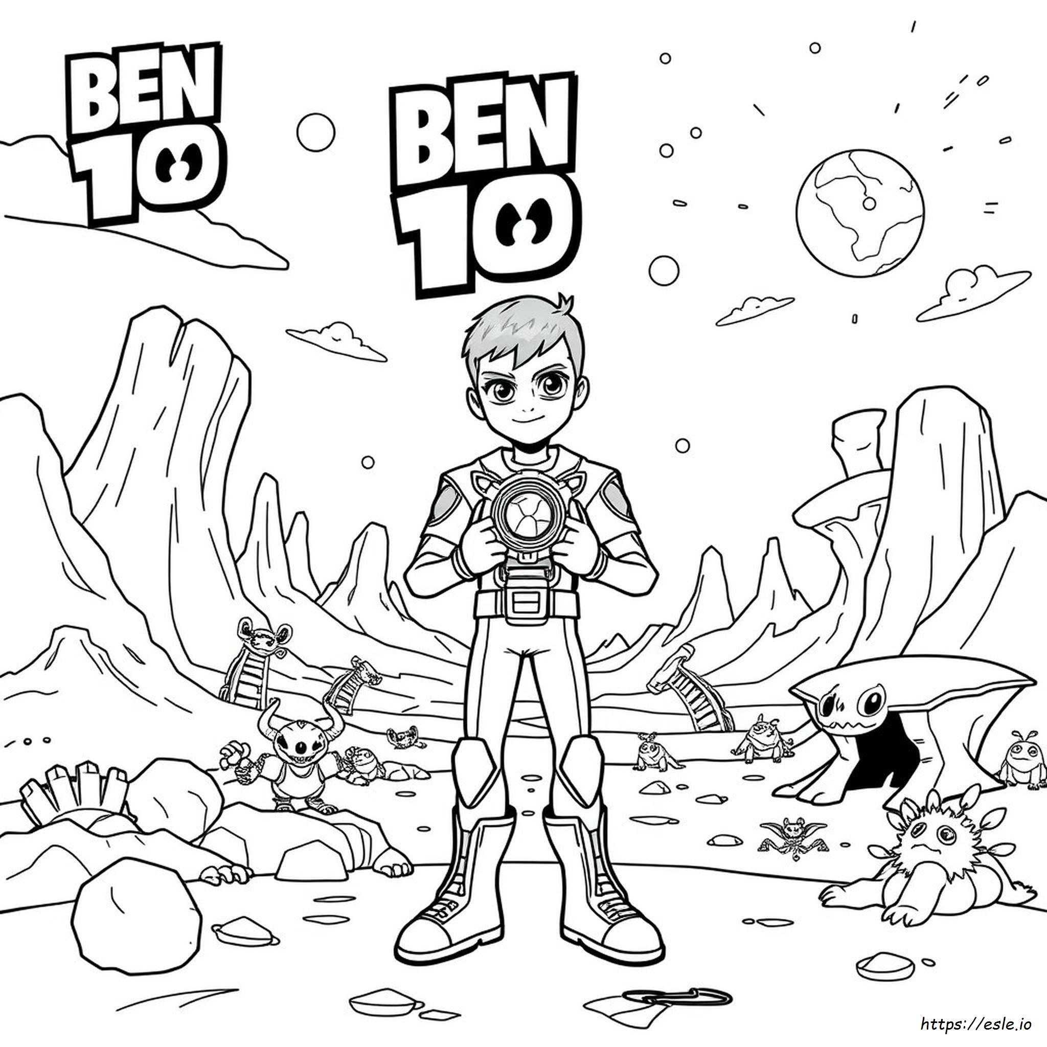 Ben 10 Ultimatrix Coloring Pages