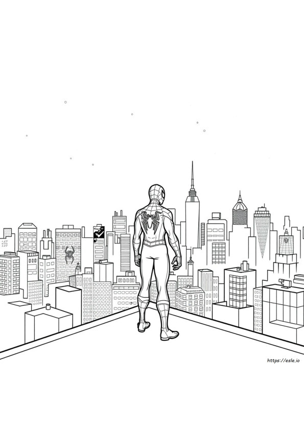 Disegni Di Spiderman Da Colorare E Stampare Gratis