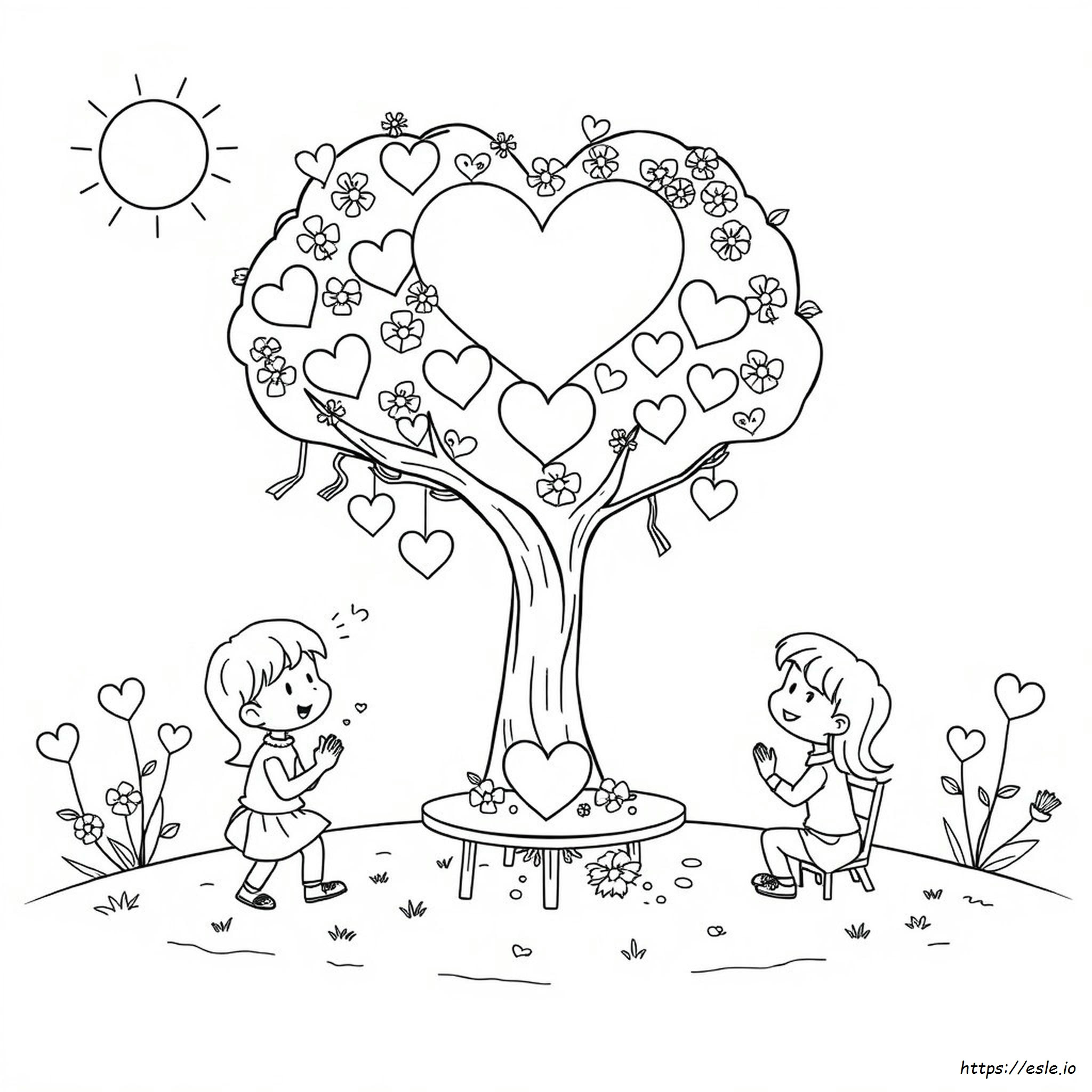 Preschool February Coloring Pages