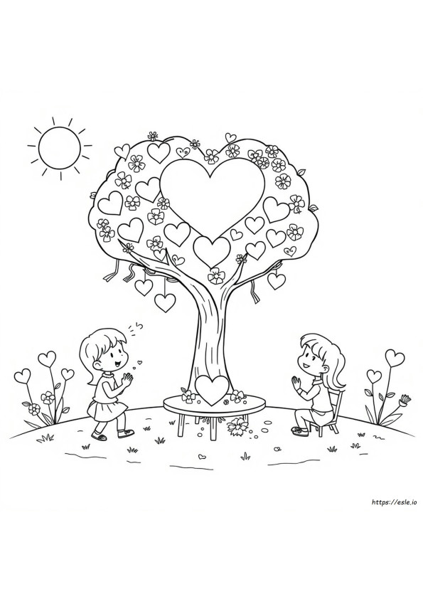 Preschool February Coloring Pages