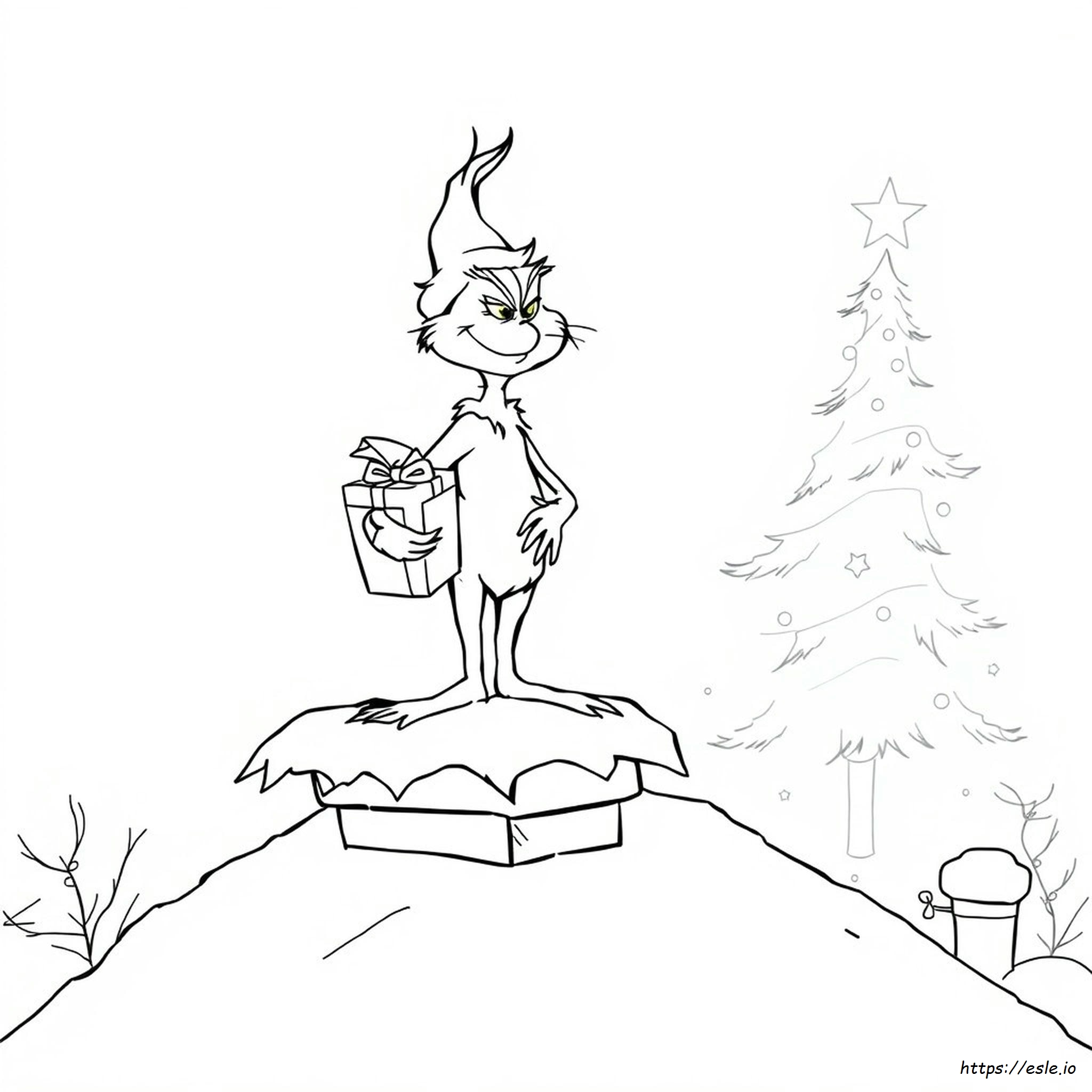 Feuilles De Coloriage Le Grinch