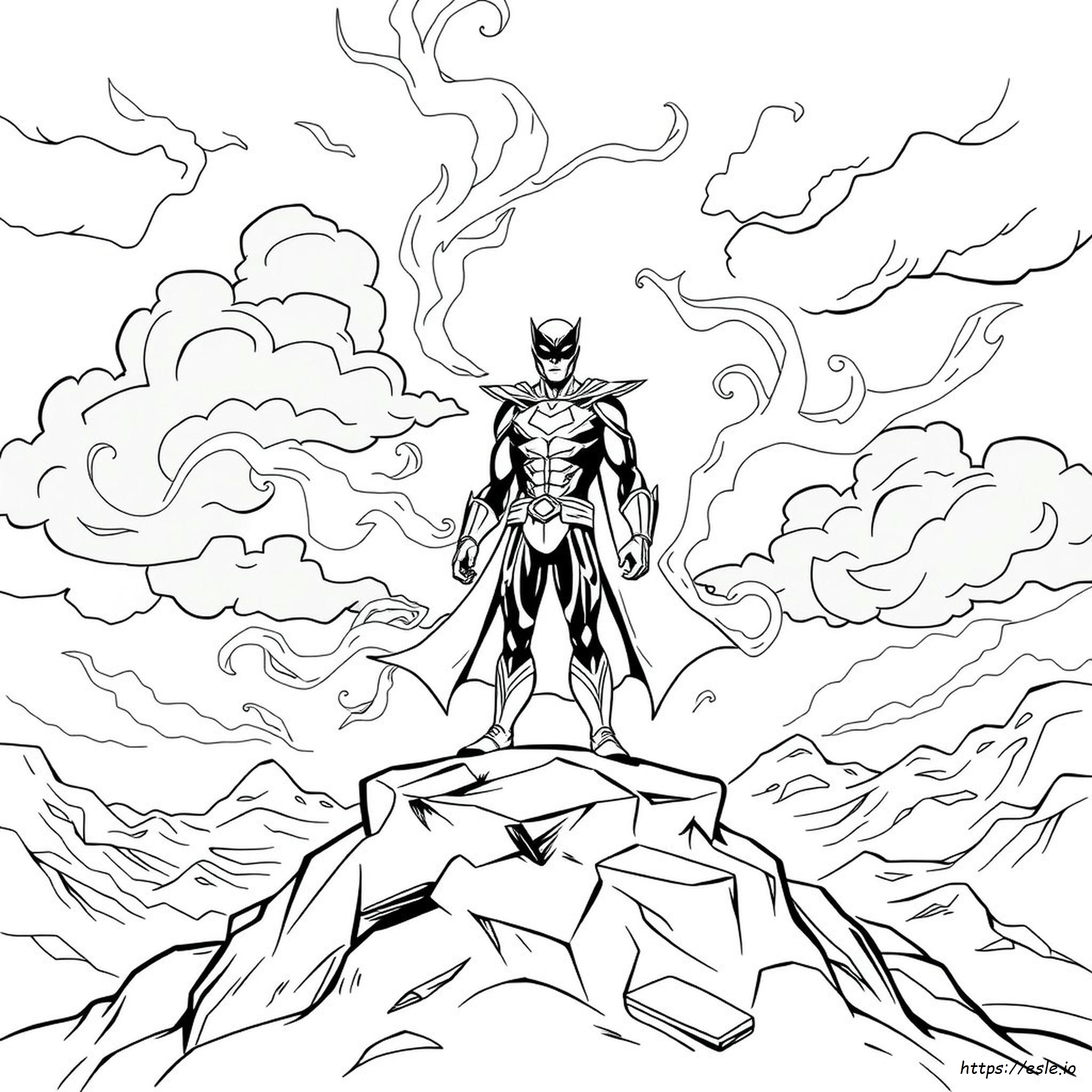 Mysterio Coloring Page