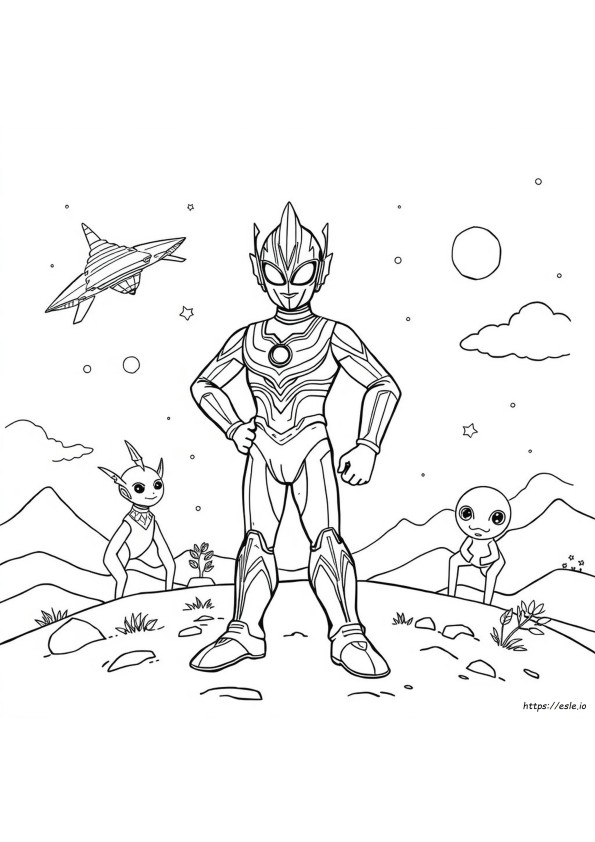 Ultraman Da Colorare