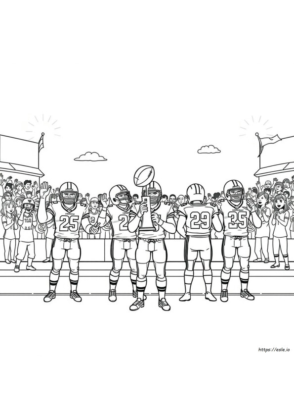 Pagini De Colorat Superbowl 2024