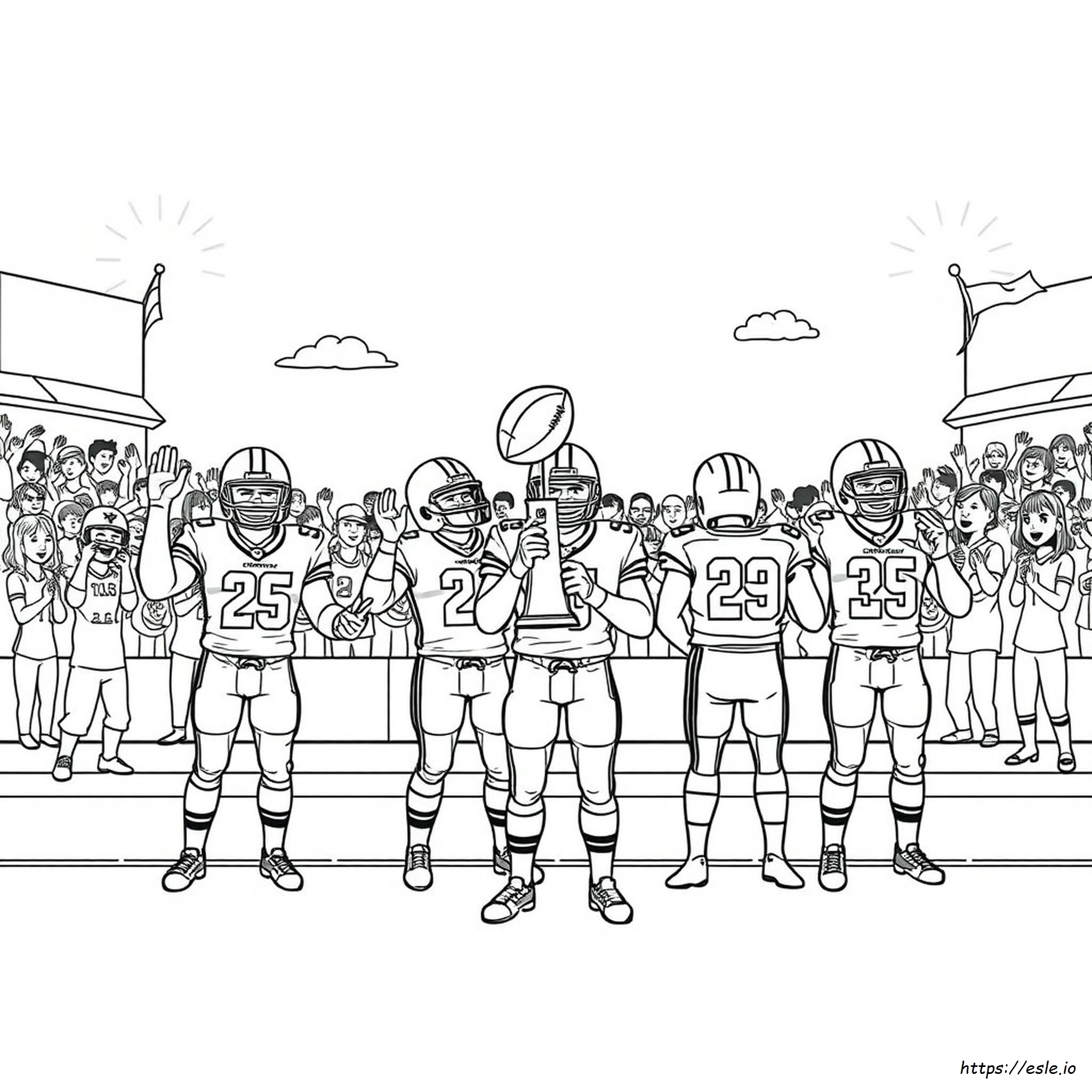 Disegni Da Colorare Super Bowl 2024