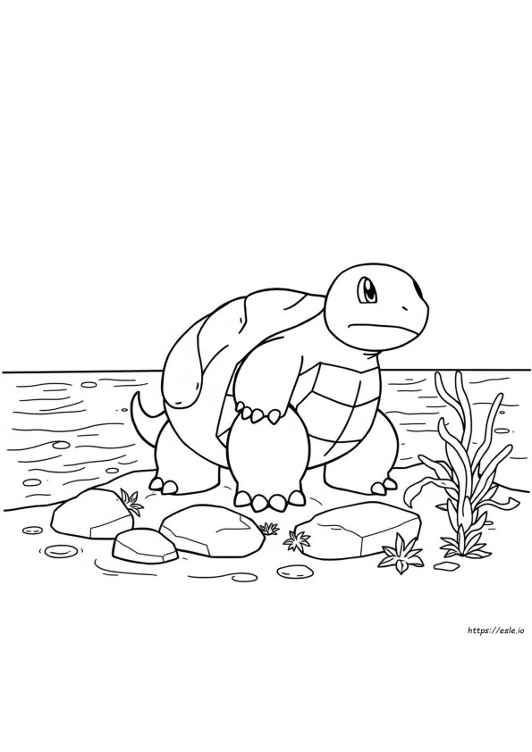 Nyomtatható Pokémon Blastoise Színező Oldalak