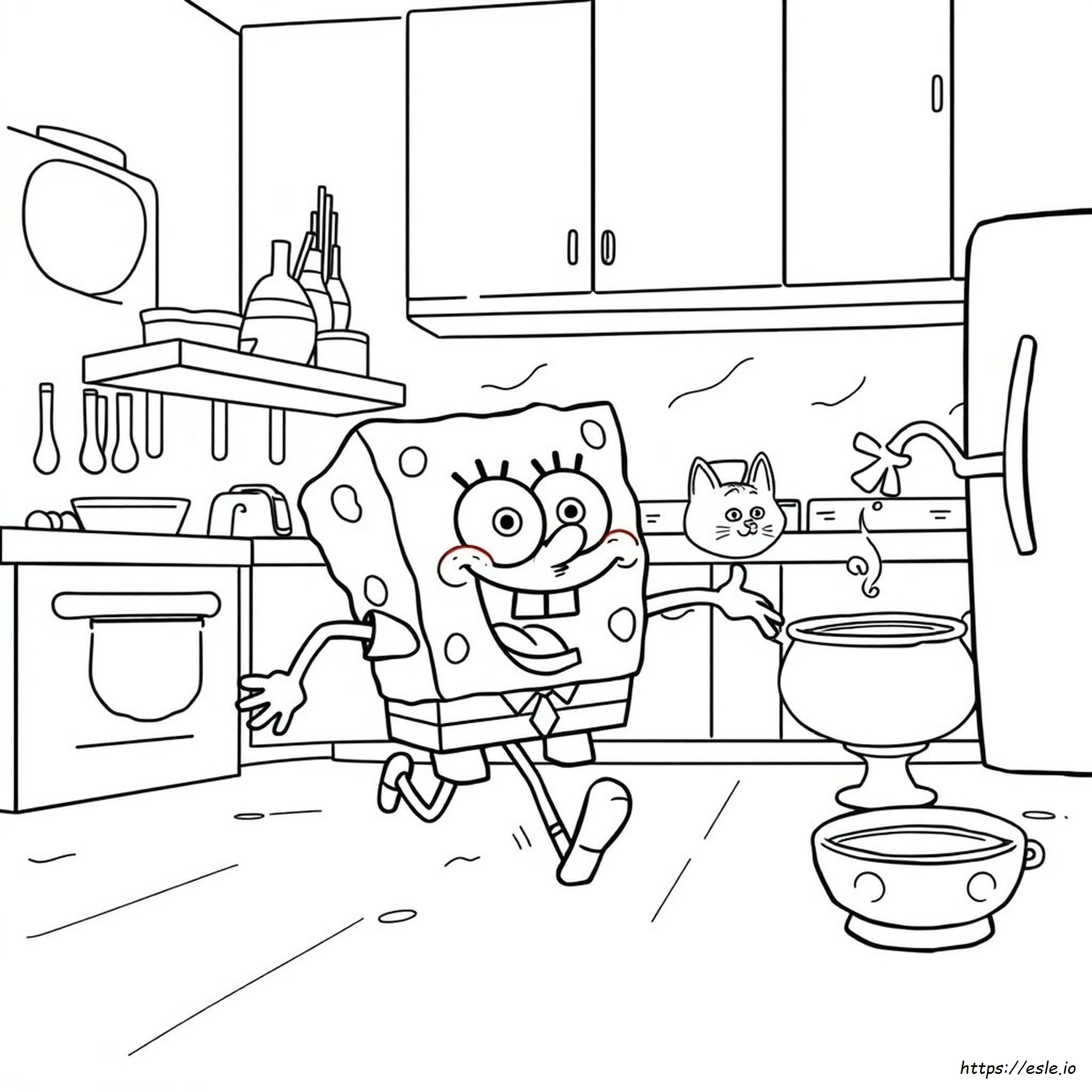 Bob Esponja Al Rescate Páginas Para Colorear