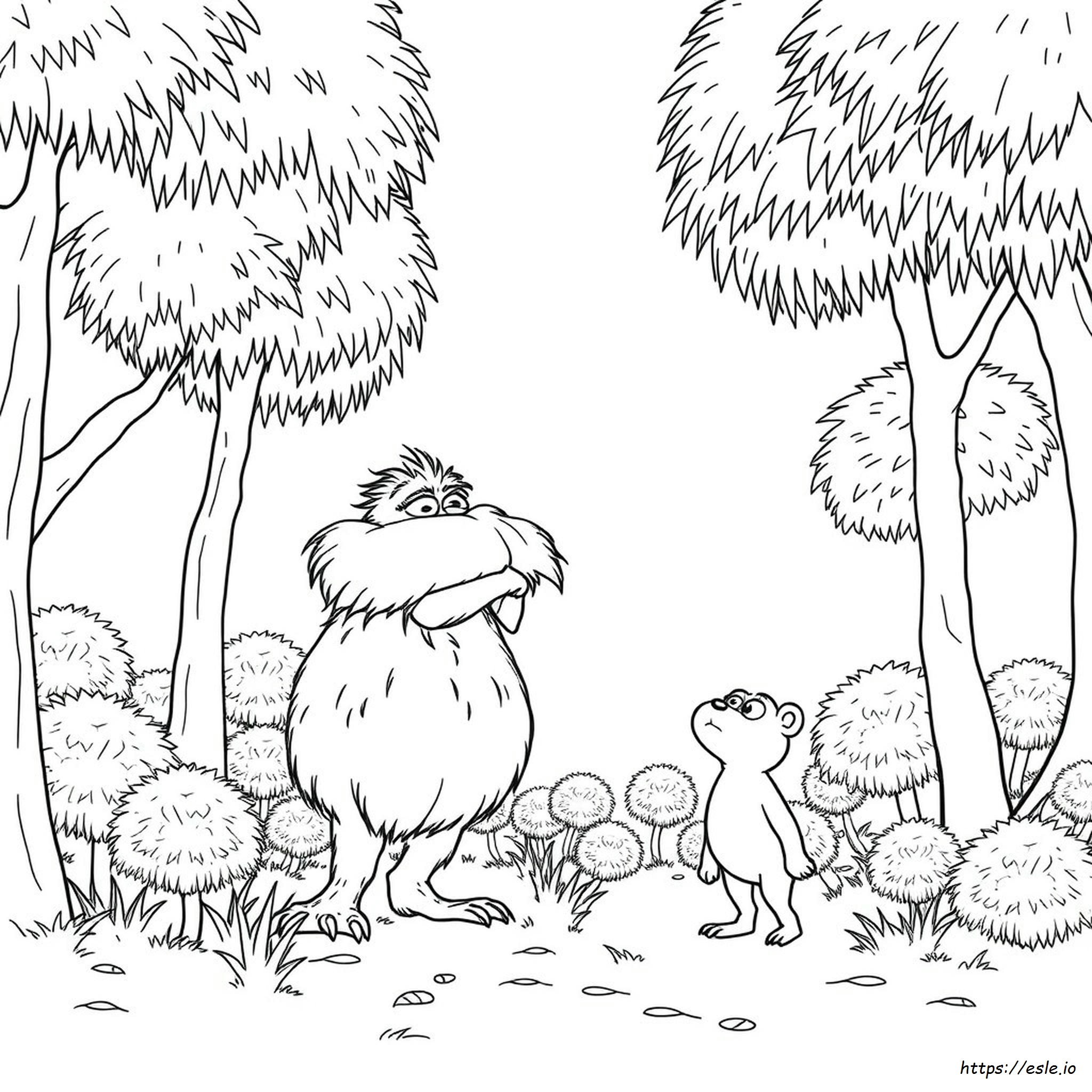 Lorax Disegni Da Colorare