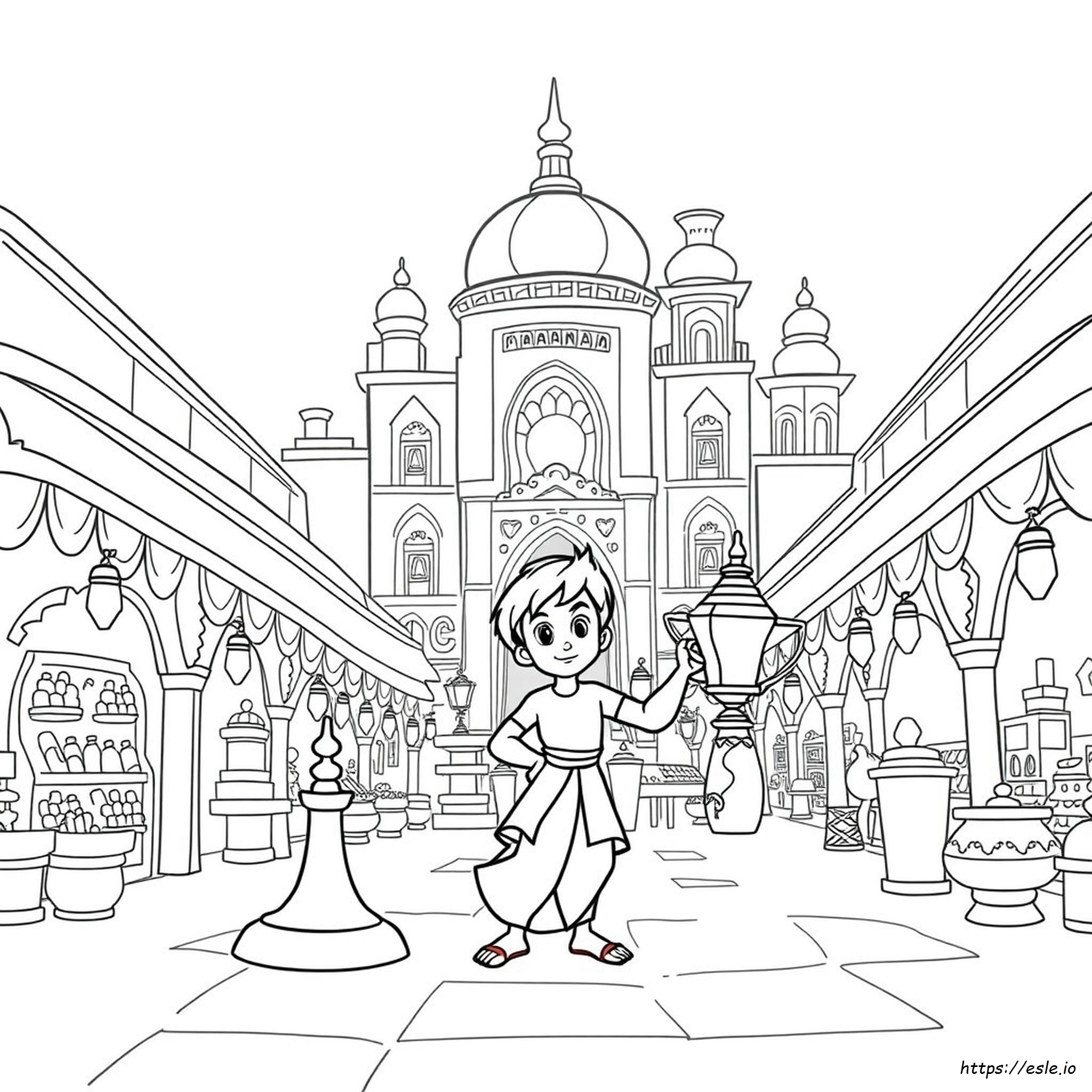 Aladdin Coloring Pages To Print