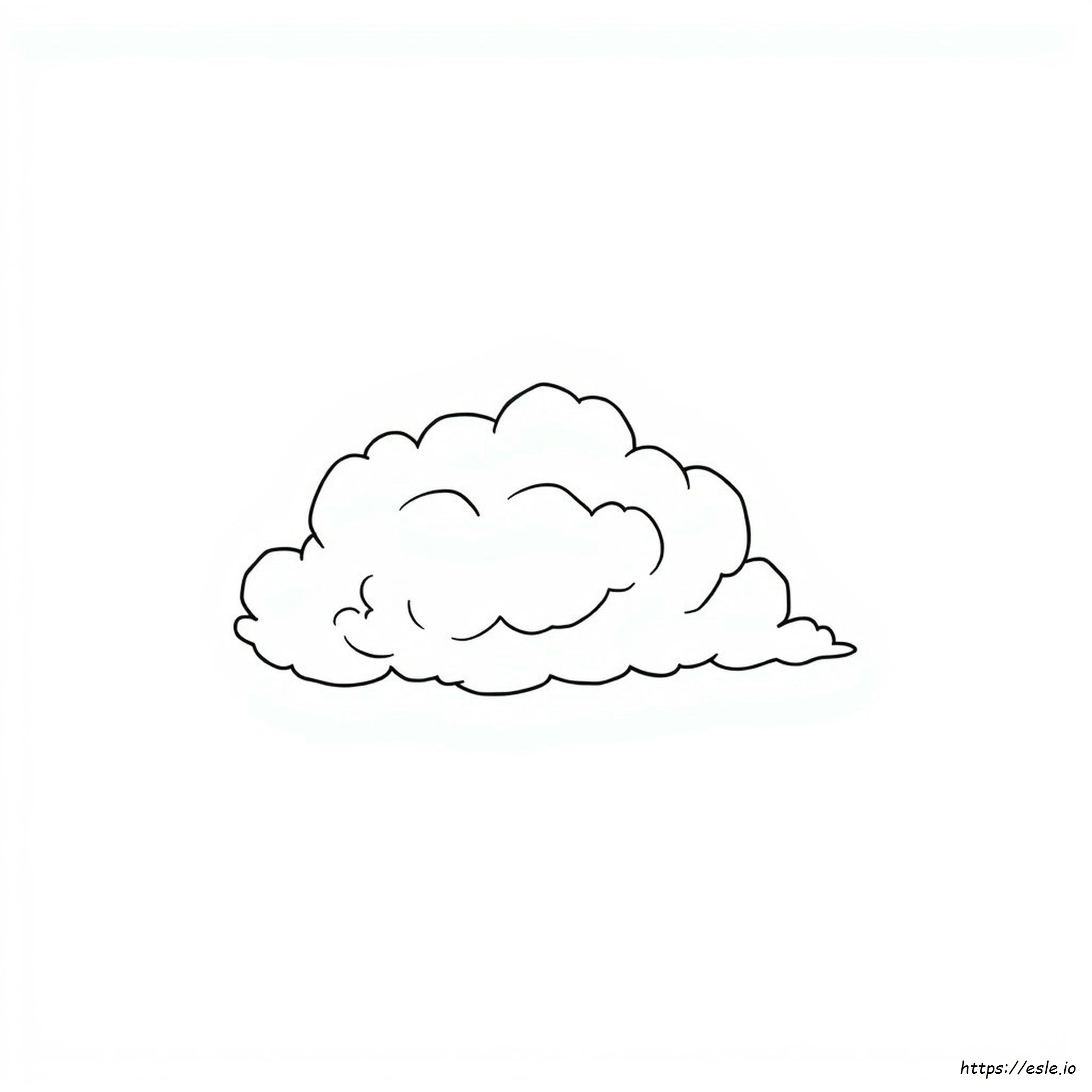Coloring Sheets Of Clouds
