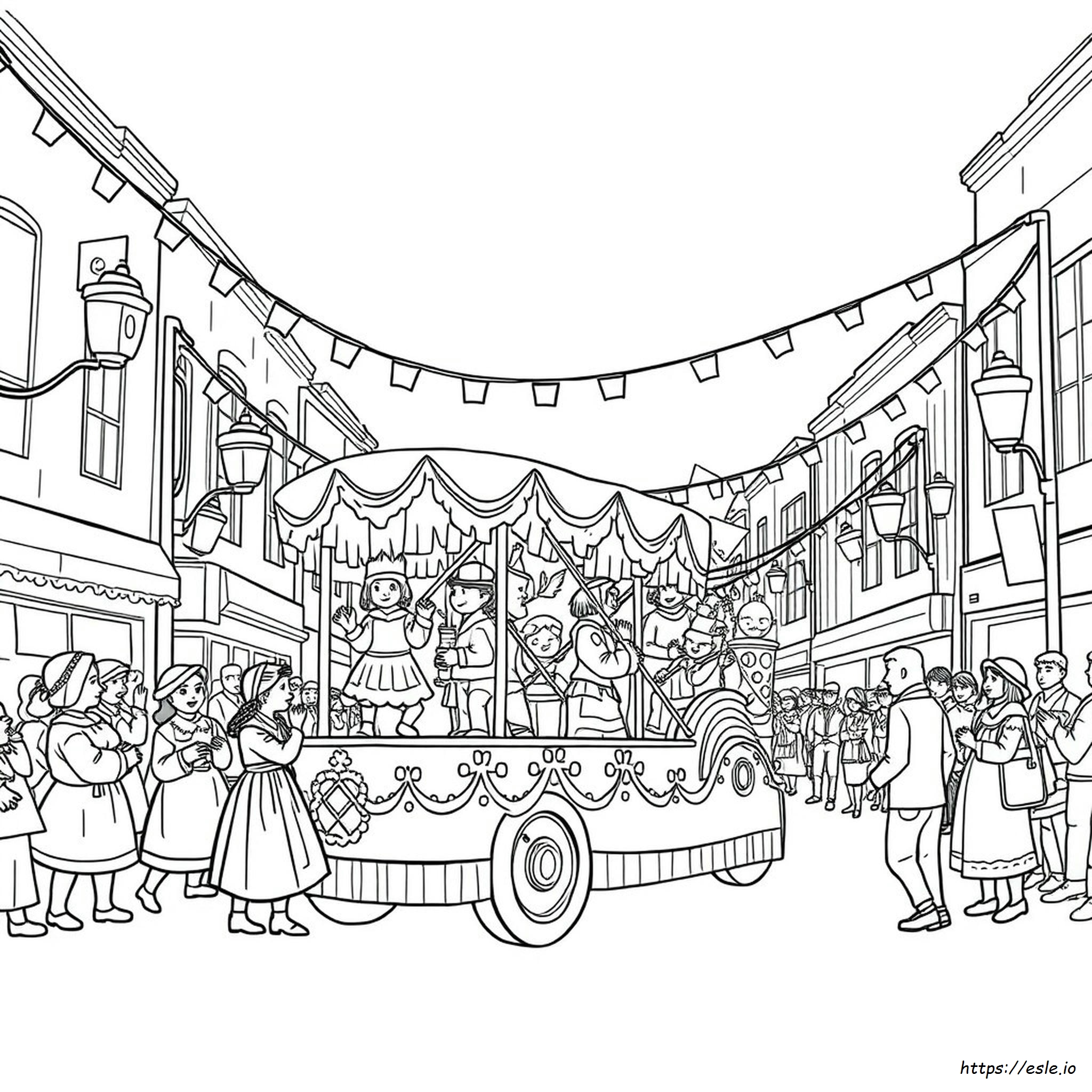 Carnaval De Quebec Colouring Pages