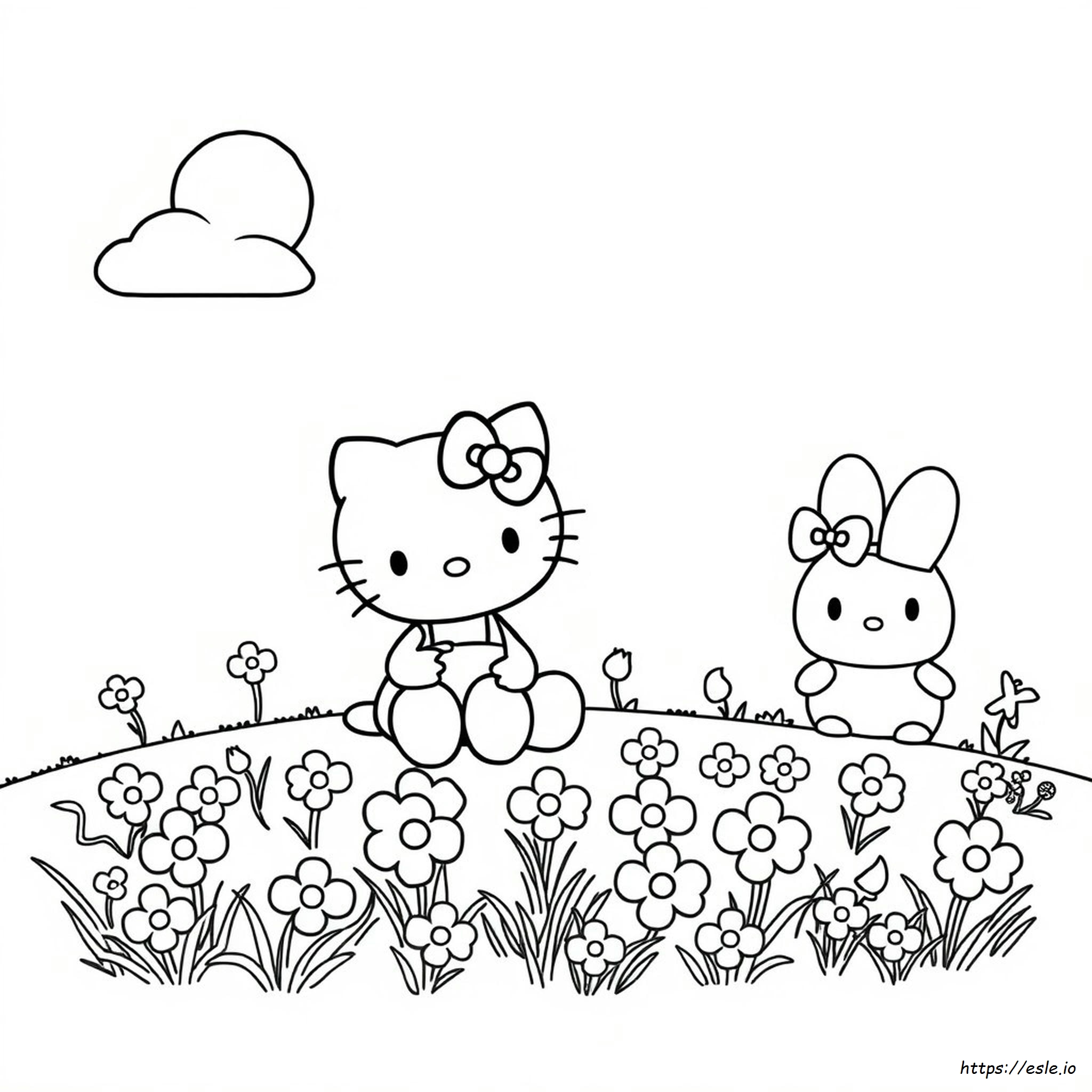 Hello Kitty And Sanrio Coloring Pages