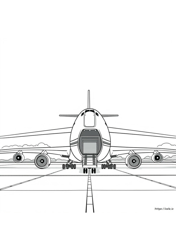 Antonov An 225 Coloring Page