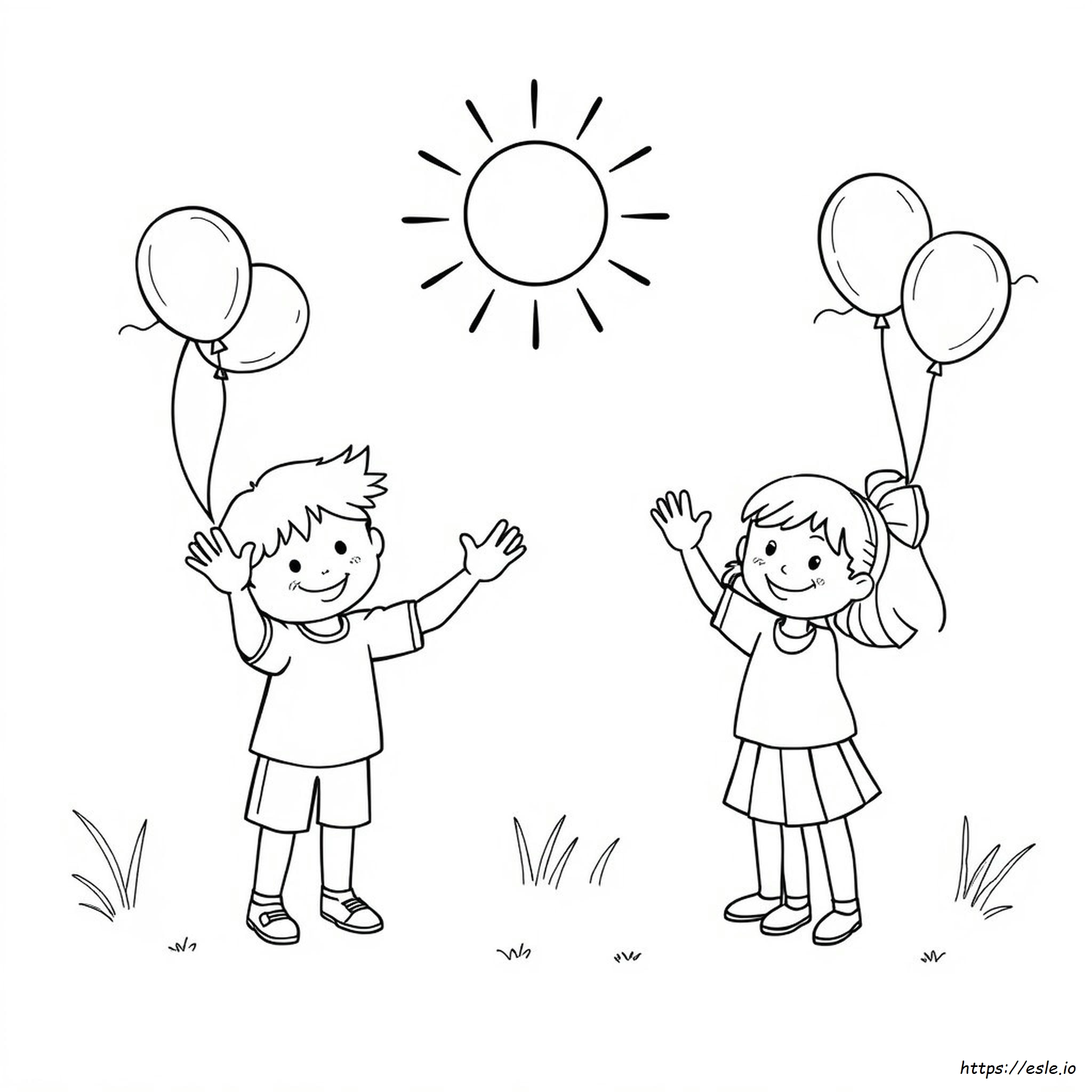 Kindergarten Greetings Worksheet For Coloring