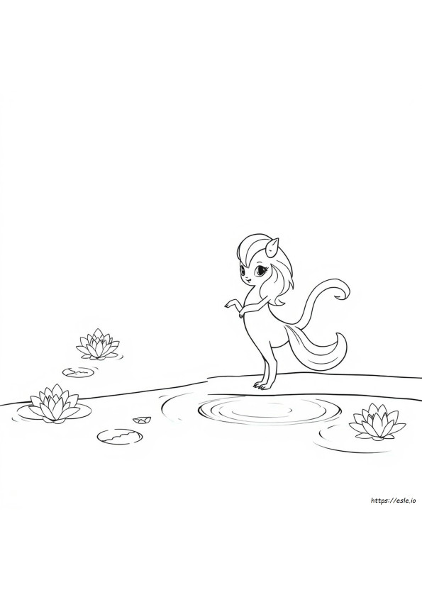 Goldeen Coloring Page