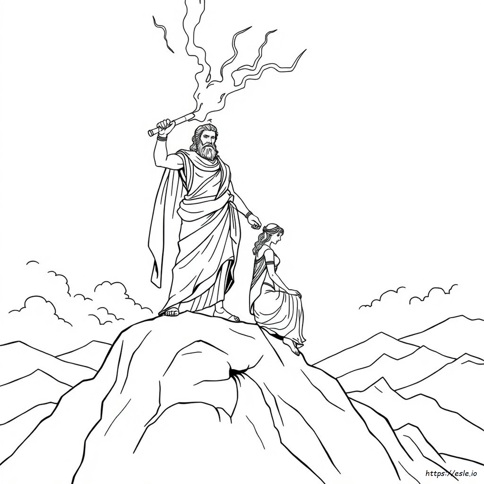 Greek Gods And Goddesses Coloring Pages Free