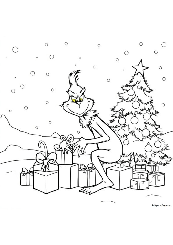 Grinch Coloring Book