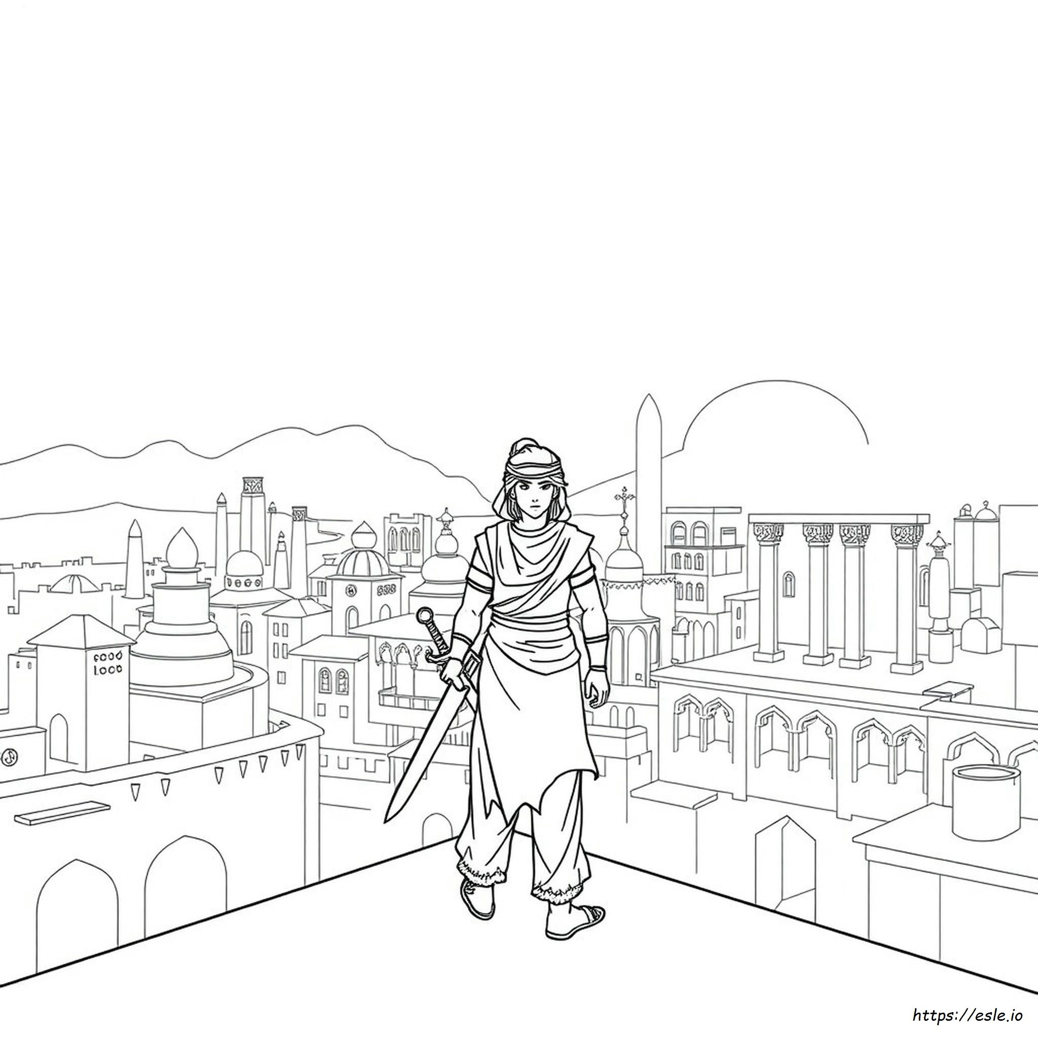 Príncipe De Persia Para Colorear