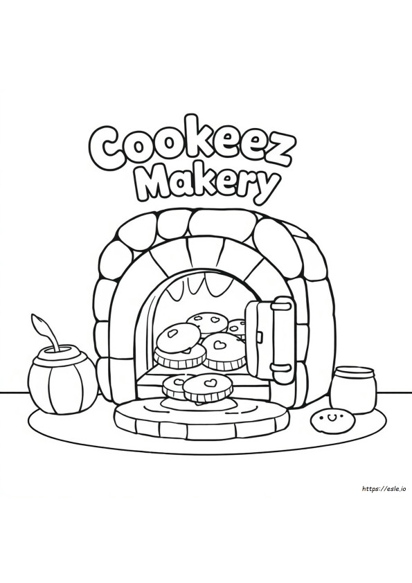 Planșe De Colorat Cookeez Makery