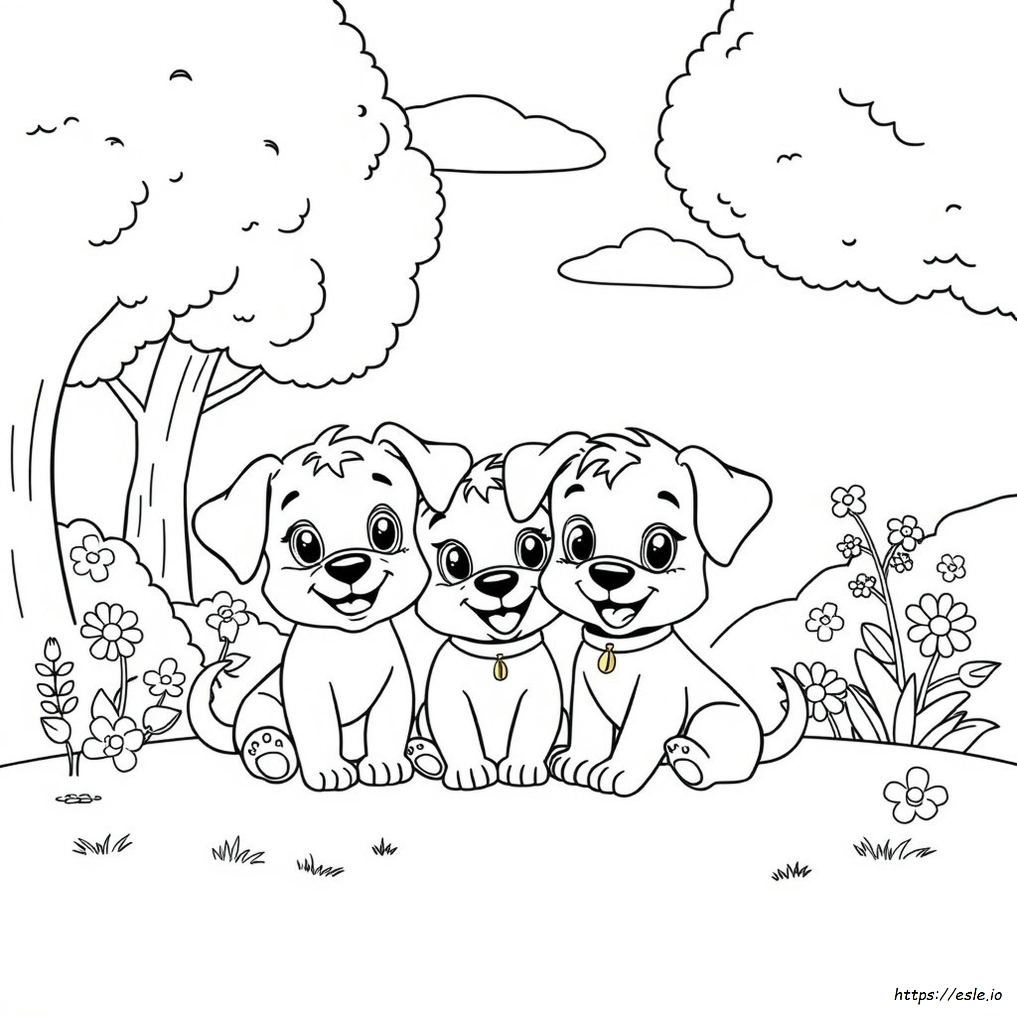 Printable Puppy Dog Pals Coloring Pages