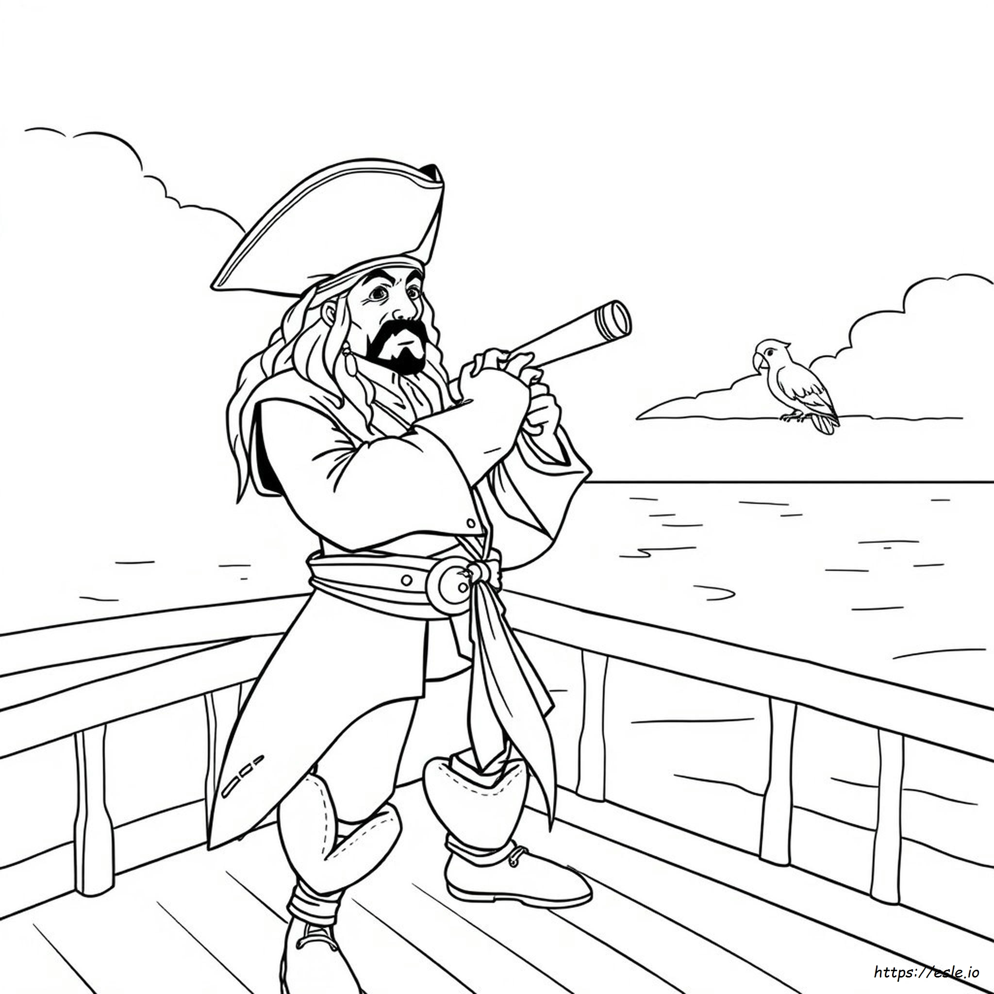 Coloriage Jack Sparrow