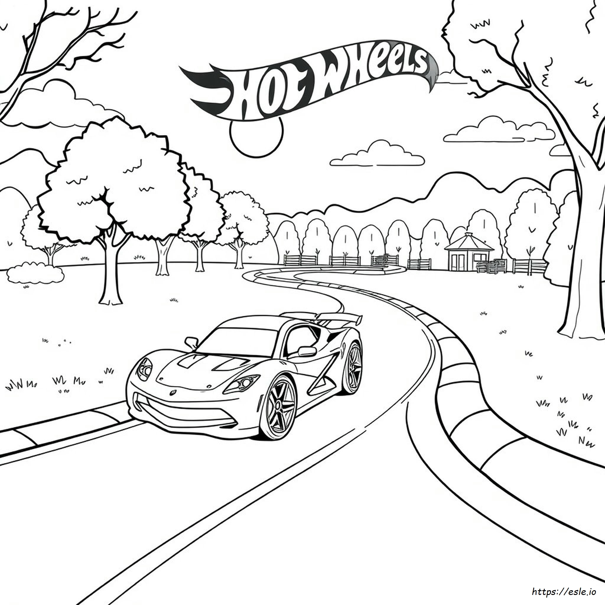 Coloring Pages Hot Wheels Kleurplaat