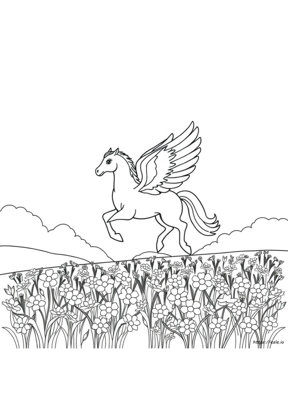 Desenhos De Pégaso Para Colorir Grátis