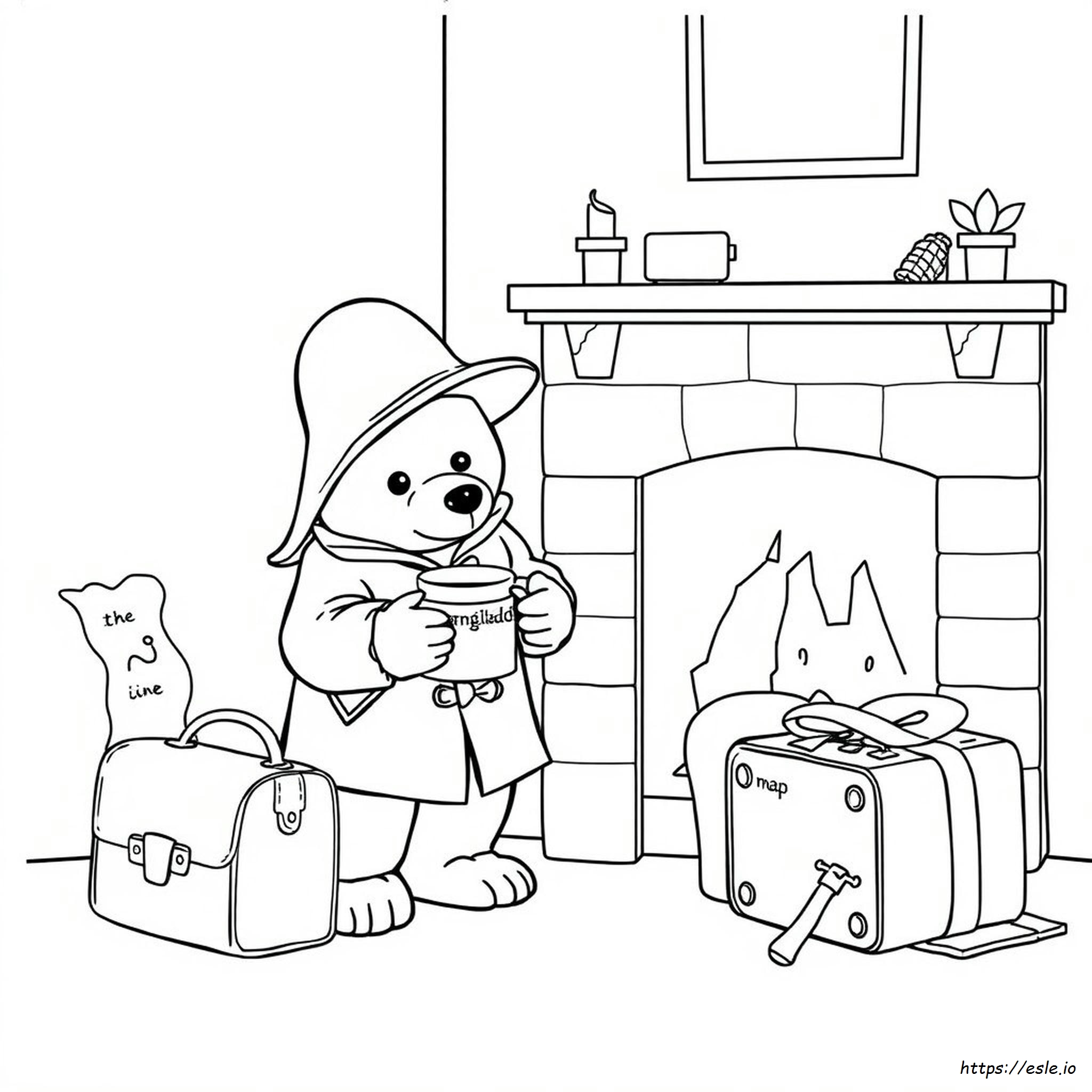 Paddington Colouring Pictures