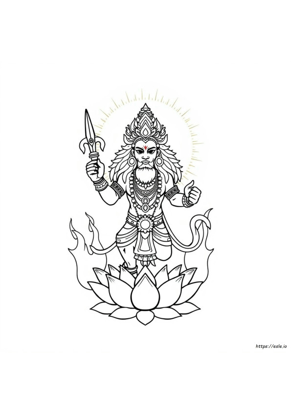 Narasimha Gambar Mewarnai