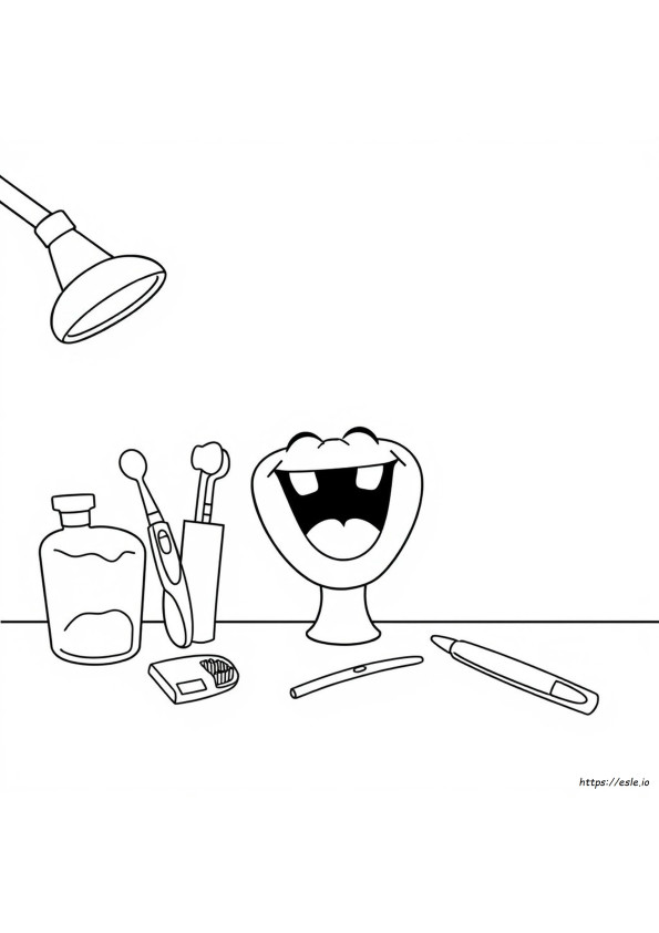 Free Dental Coloring Pages