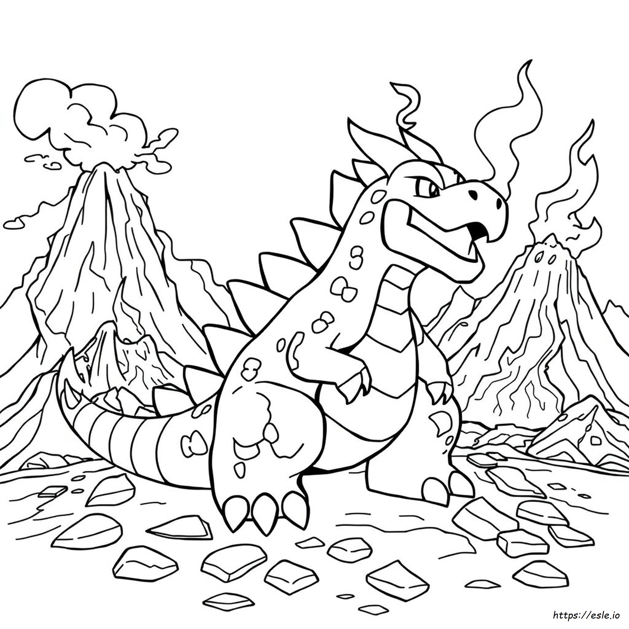 Coloriage Groudon