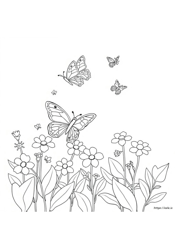 Butterflies To Colour In