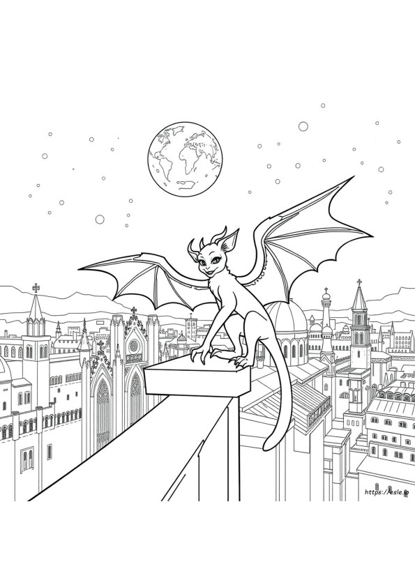 Esmeralda Colouring Pages