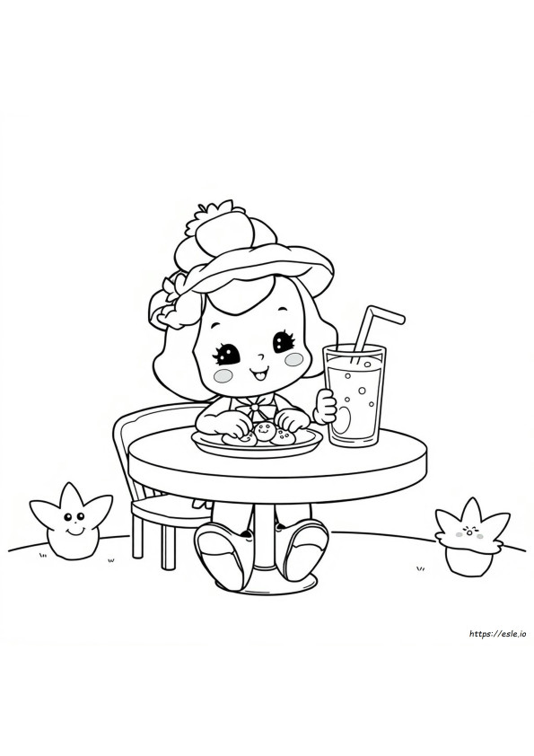 Strawberry Shortcake Colouring Pages