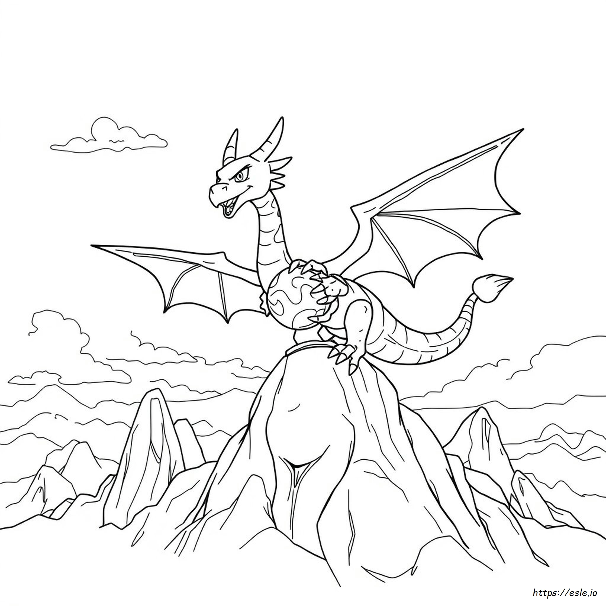 Kolorowanka Dragon Ball