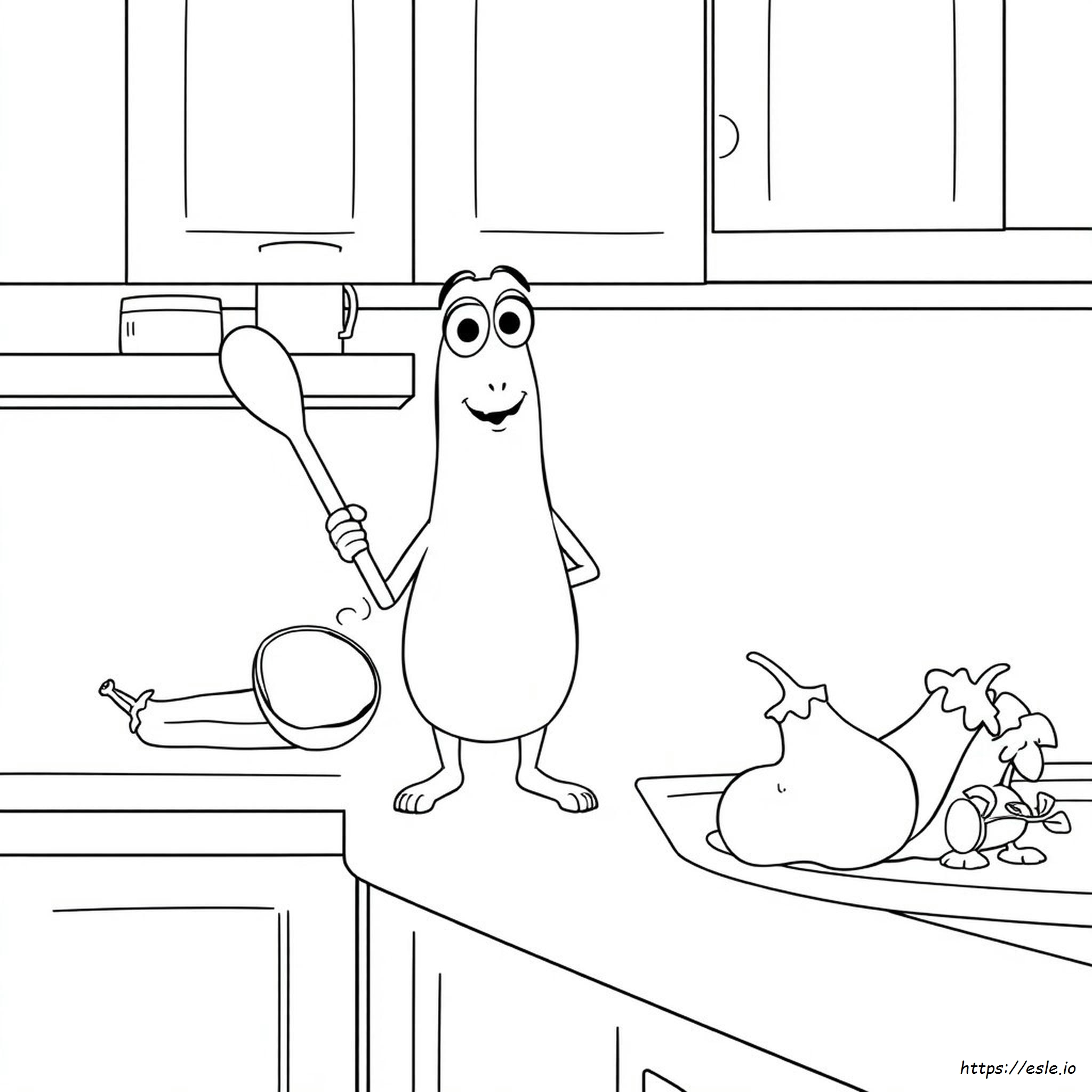 Ratatouille Colouring Pages